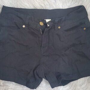 Faded Glory Black Sz 6 Shorts